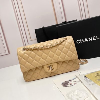 Chanel Classic Flap Bag 25 Beige