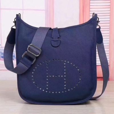Hermes Evelyne Crossbody Bag Blue