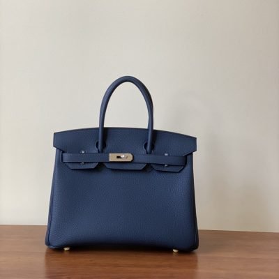 Hermes Birkin Bag Navy Blue