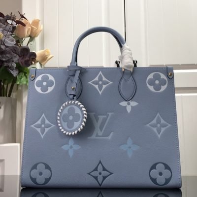 Louis Vuitton ONTHEGO MM Tote Bag Summer Blue