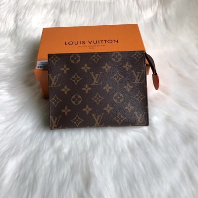 Louis Vuitton Pochette Voyage Monogram Pouch Travel Bag