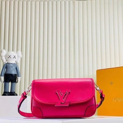 Louis Vuitton Latest BUCI Dragon Fruit Pink Shoulder Bag