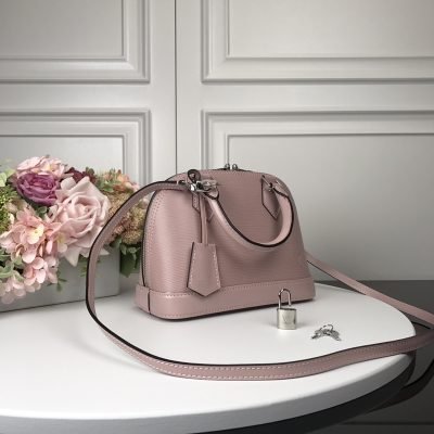 Louis Vuitton Alma BB EPI Handbag Rose Ballerine