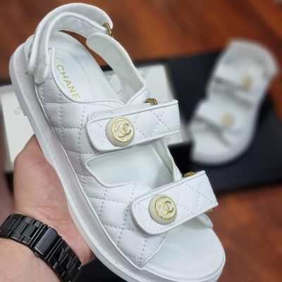 Chanel Sandals White