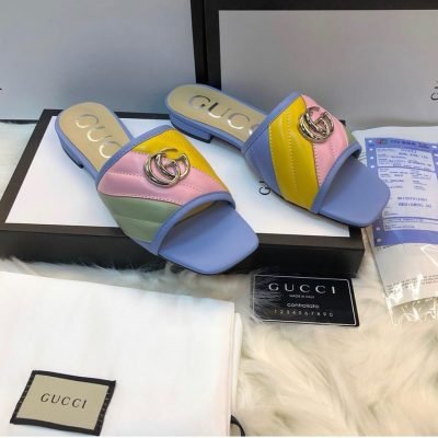Gucci Slide with Double G - Flat Shoes For Women