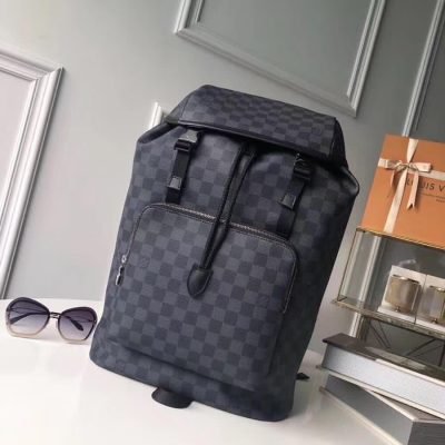 Louis Vuitton Christopher Damier Ebene Backpack for Men Black