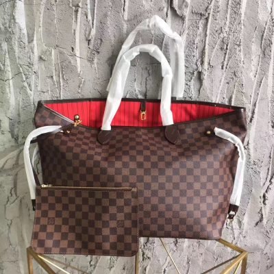 Louis Vuitton Neverfull PM GM MM Monogram Canvas Tote Bag