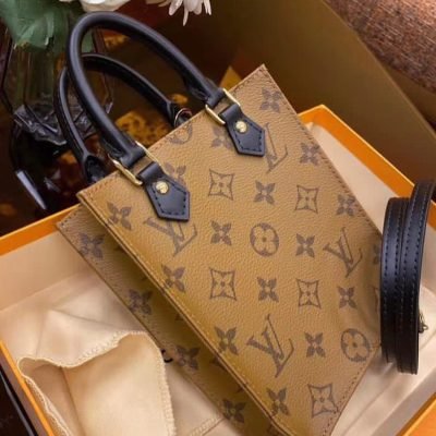 Louis Vuitton Petit Sac Plat Shoulder Bags