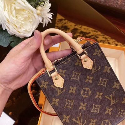 Louis Vuitton Petit Sac Plat Shoulder Bags