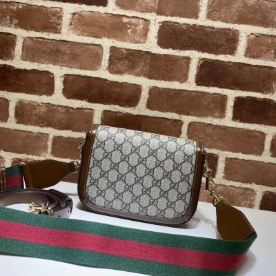 Gucci Horsebit 1955 Mini Bag Brown