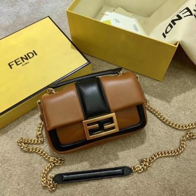 Fendi Mini Baguette Chain Bags