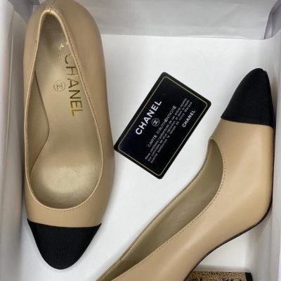 Chanel Cap Toe Heels Shoes