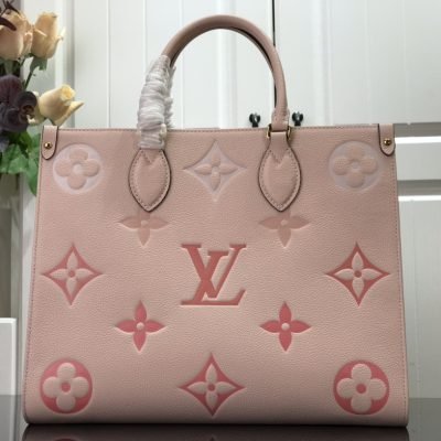 Louis Vuitton ONTHEGO MM Tote Bag Pink